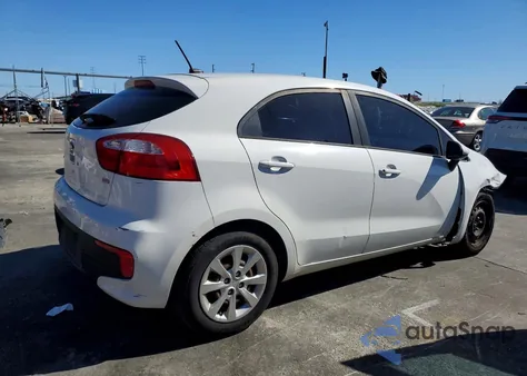 2016 Kia Rio Lx из США, поврежденный, VIN KNADM5A33G6687961